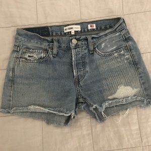 Re/Done size 25 denim shorts